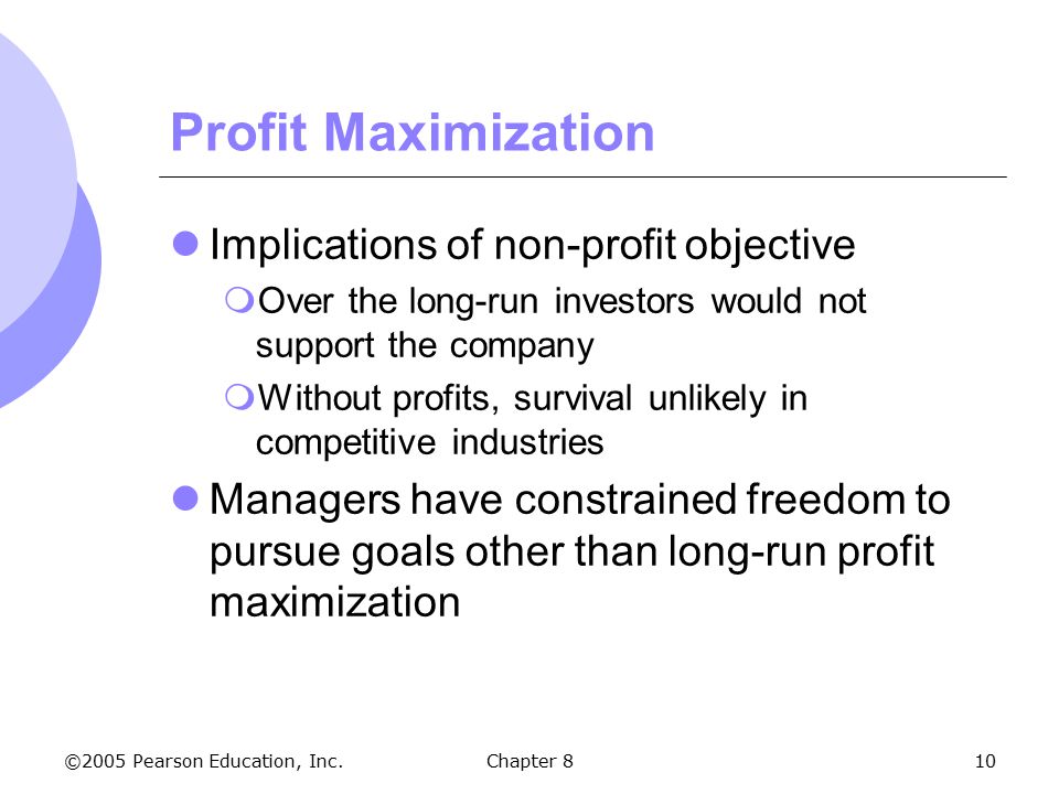 Profit maximization an actual or theoretical objective